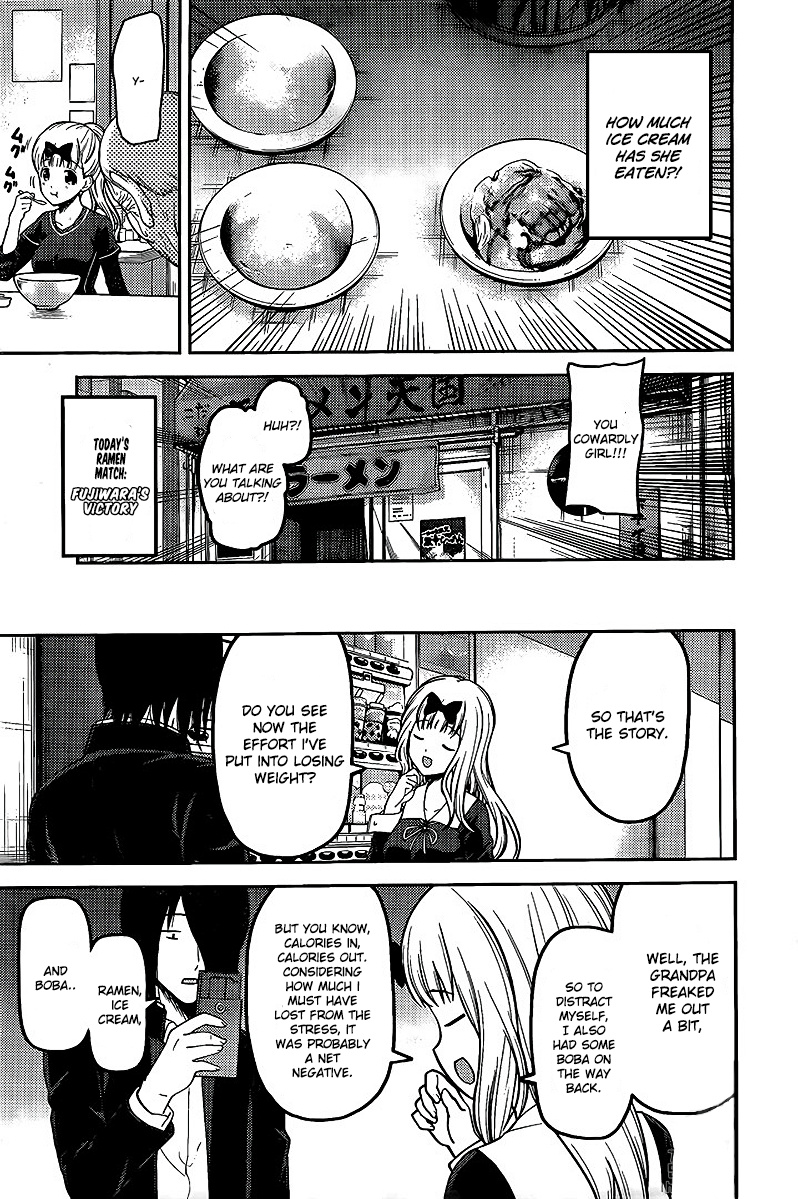 Kaguya-Sama Wa Kokurasetai - Tensai-Tachi No Renai Zunousen - Chapter 157: Fujiwara Chika Really Really Wants To Eat