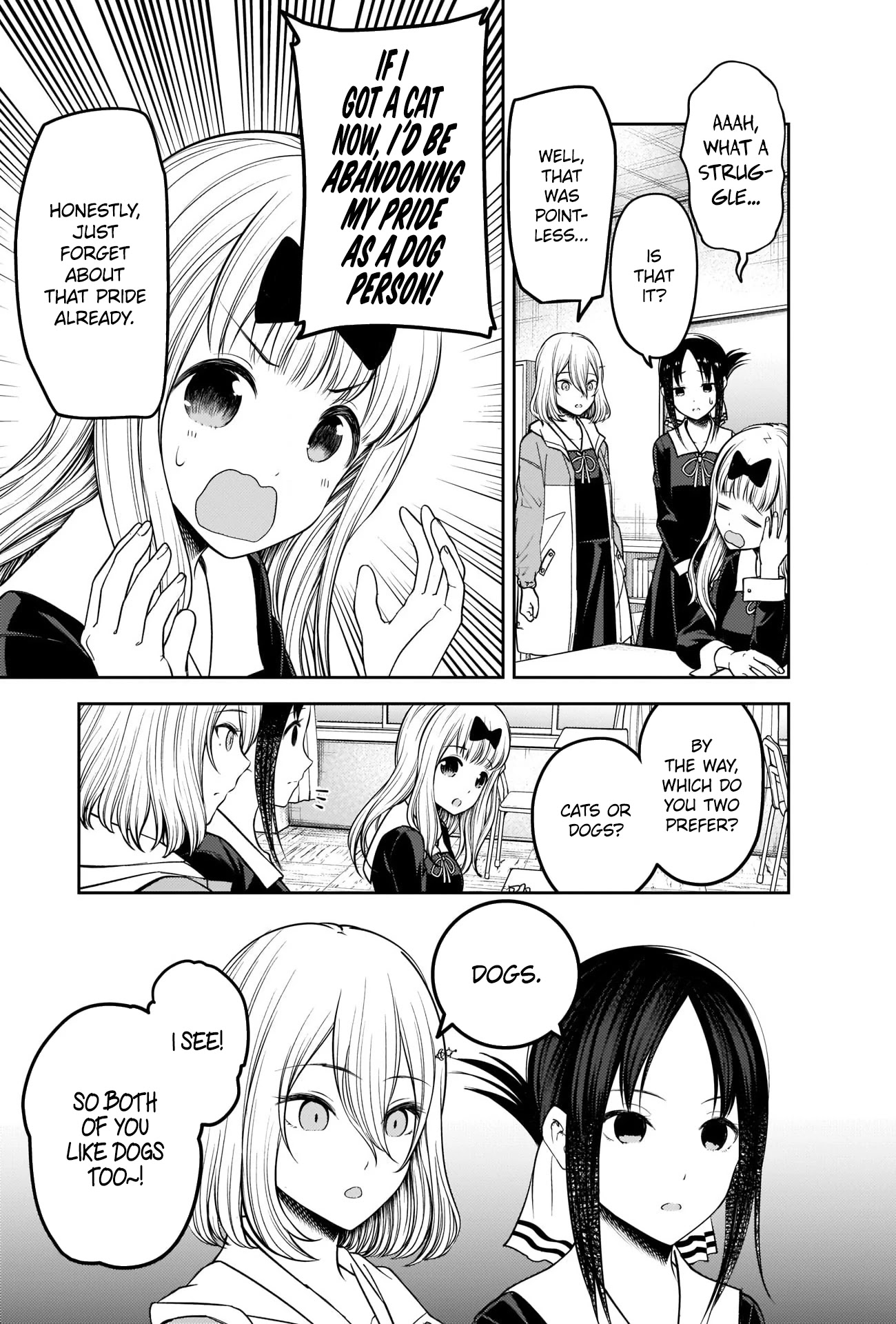 Kaguya-Sama Wa Kokurasetai - Tensai-Tachi No Renai Zunousen - Chapter 214: Kaguya-Sama Hates Cats