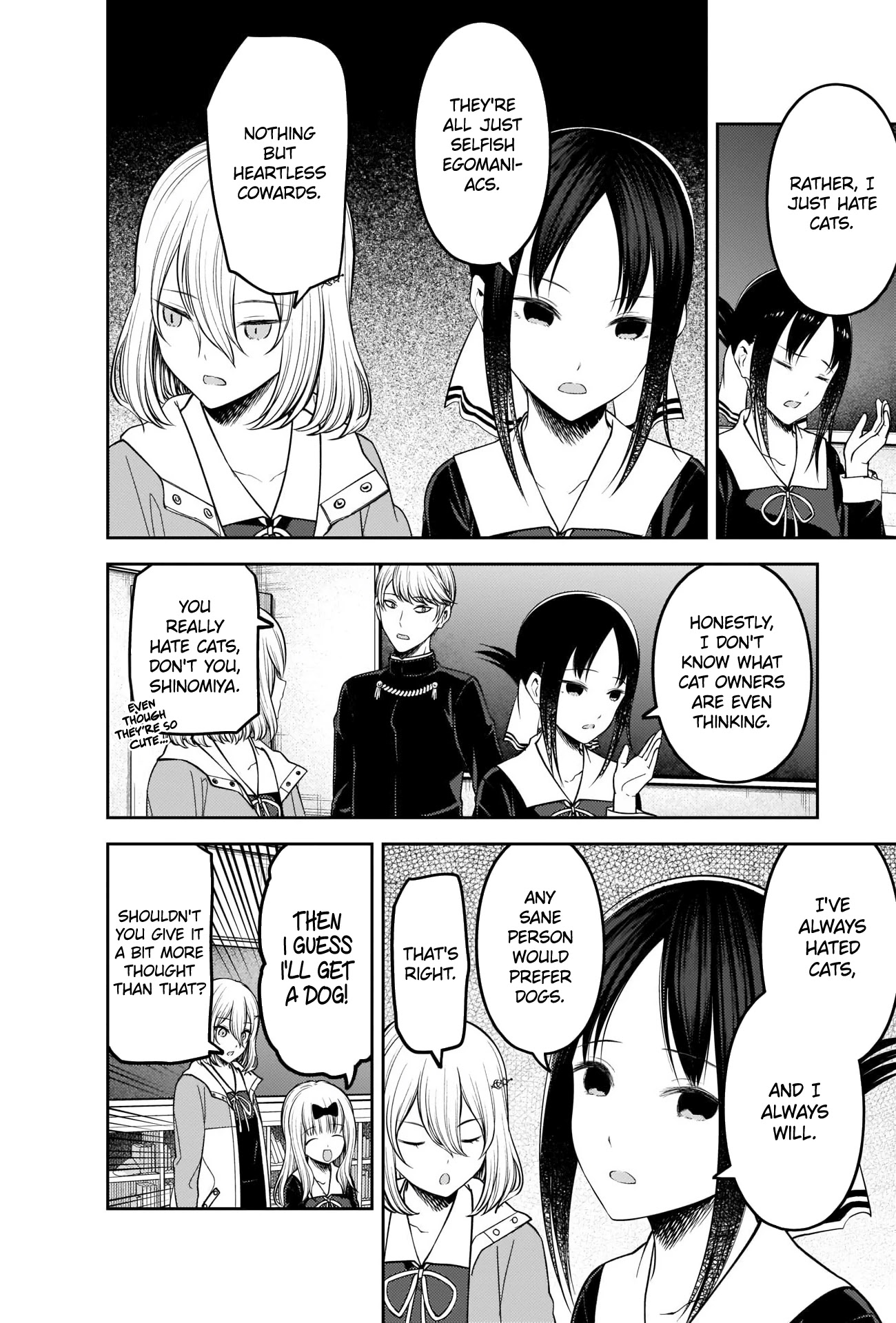 Kaguya-Sama Wa Kokurasetai - Tensai-Tachi No Renai Zunousen - Chapter 214: Kaguya-Sama Hates Cats