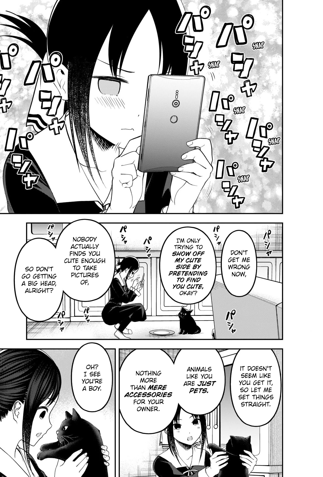 Kaguya-Sama Wa Kokurasetai - Tensai-Tachi No Renai Zunousen - Chapter 214: Kaguya-Sama Hates Cats