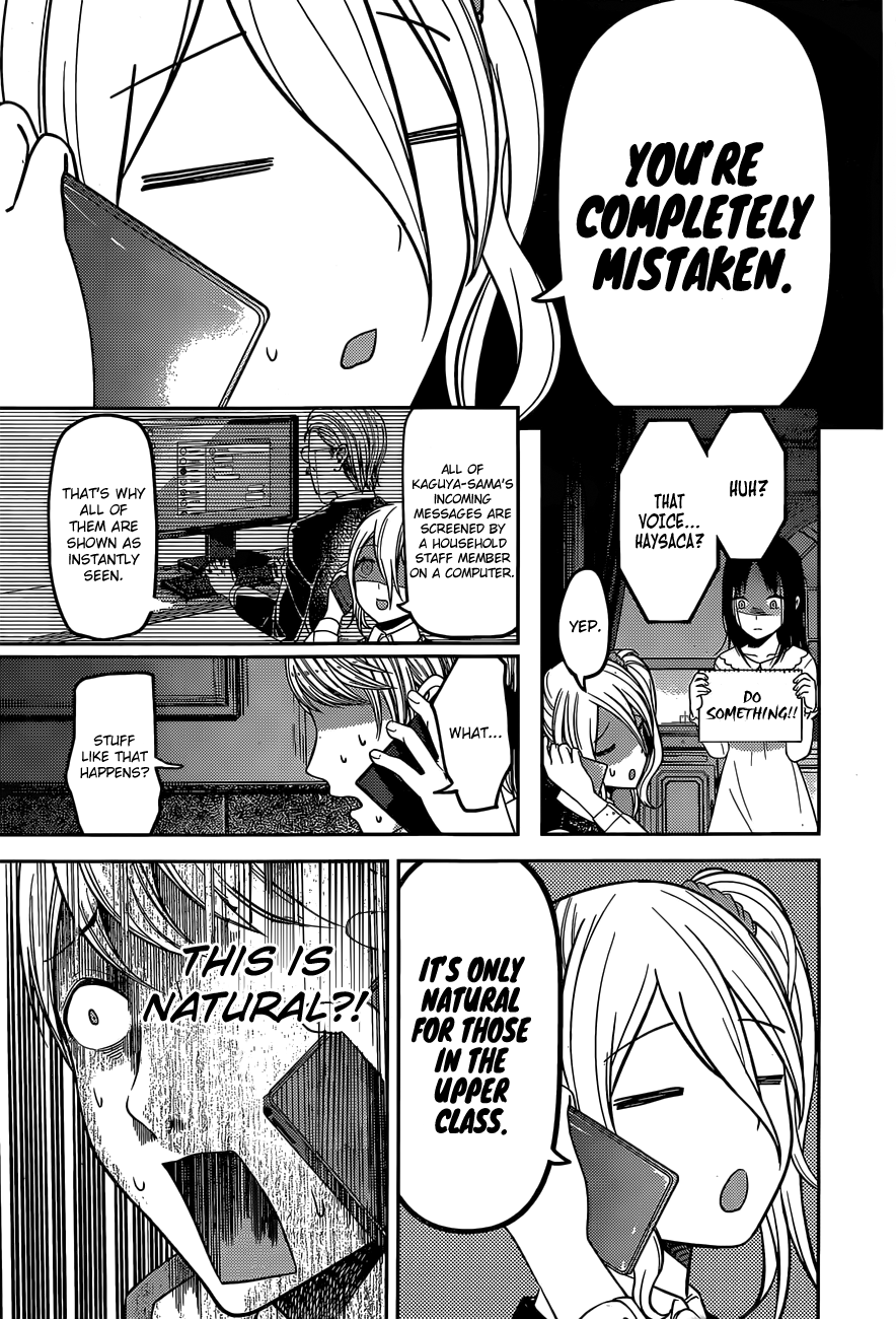 Kaguya-Sama Wa Kokurasetai - Tensai-Tachi No Renai Zunousen - Chapter 102: Kaguya-Sama Doesn T Realize