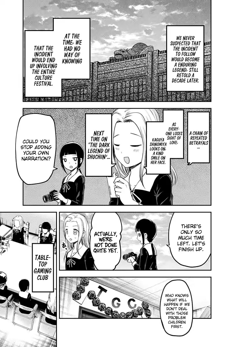 Kaguya-Sama Wa Kokurasetai - Tensai-Tachi No Renai Zunousen - Chapter 116: We Want To Talk About The Culture Festival