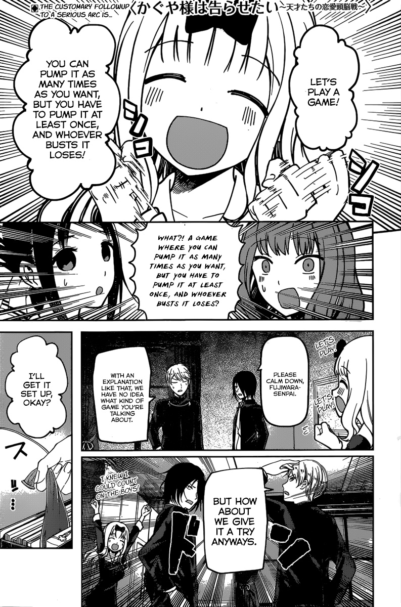 Kaguya-Sama Wa Kokurasetai - Tensai-Tachi No Renai Zunousen - Chapter 91: Chika Fujiwara Wants To Make It Swell