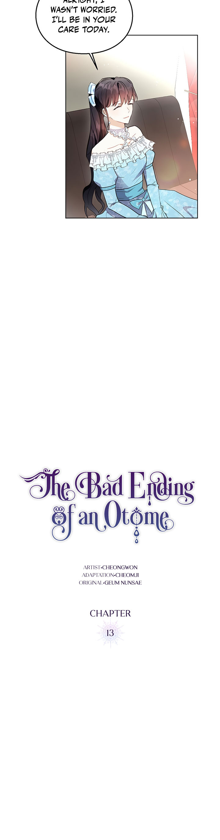 The Bad Ending Of The Otome Game - Chapter 13