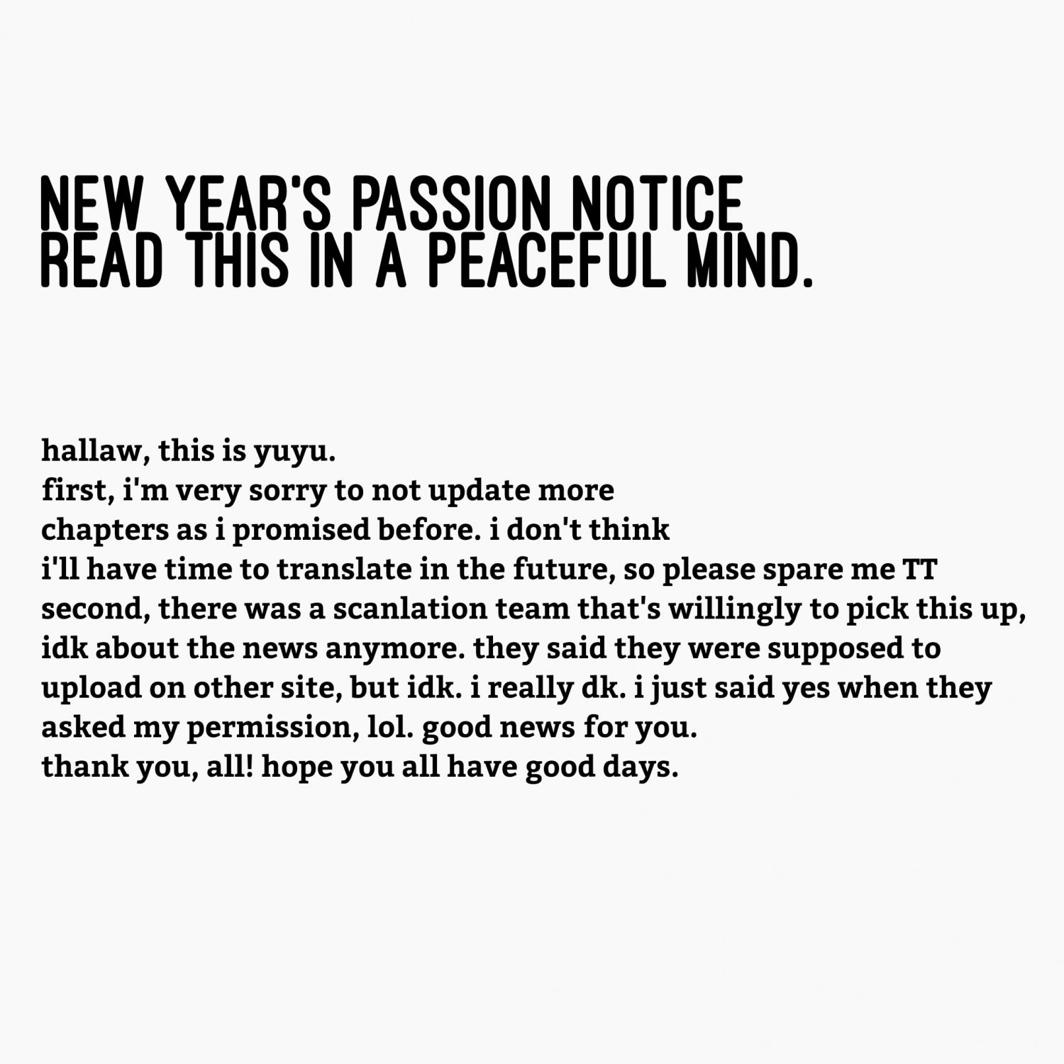 New Year's Passion - Notice.2.1 : Notice