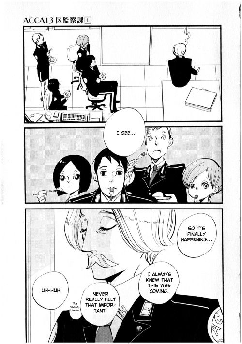 Acca - 13-Ku Kansatsuka - Vol.1 Chapter 1