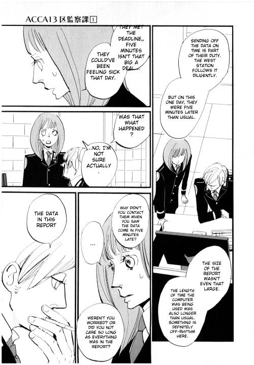 Acca - 13-Ku Kansatsuka - Vol.1 Chapter 1