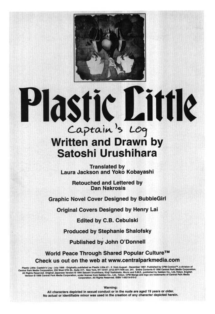 Plastic Little - Vol.1 Chapter 1 : Gentaro Koshigaya (Prologue) + Tita Mu Koshigaya (Chapter 1)