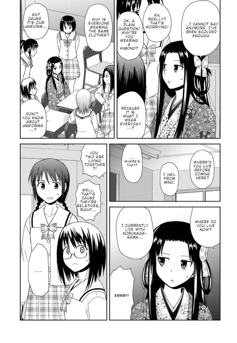 Nobunaga-Sensei No Osanazuma - Chapter 4: Kichou Goes To School