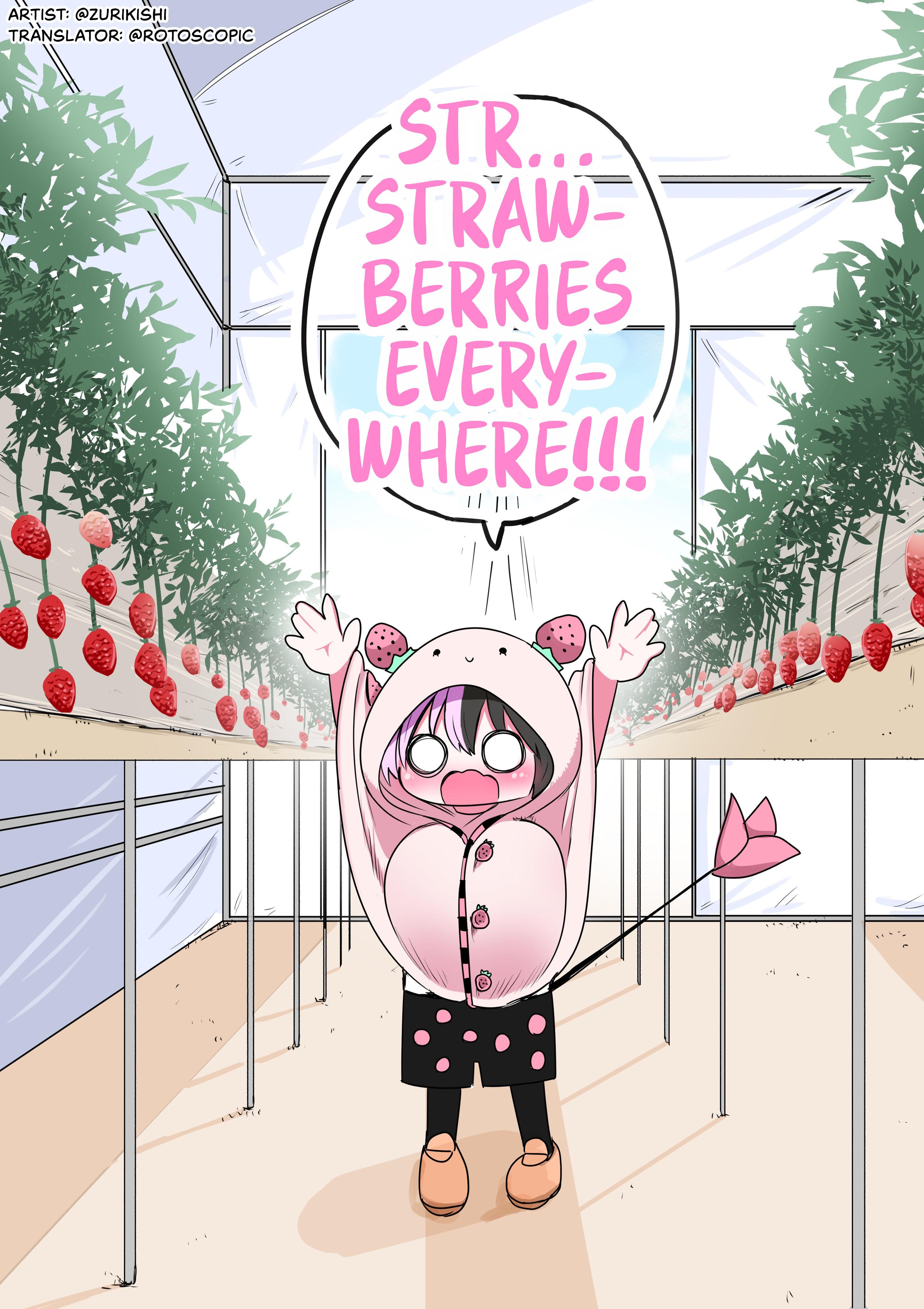 Half Succubus Wo Hirotta - Chapter 41.4: Field Trip: Strawberry Picking 4