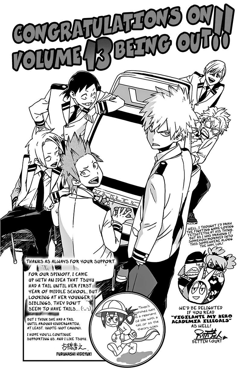 Boku No Hero Academia - Chapter 118.5 : Volume 13 Omake