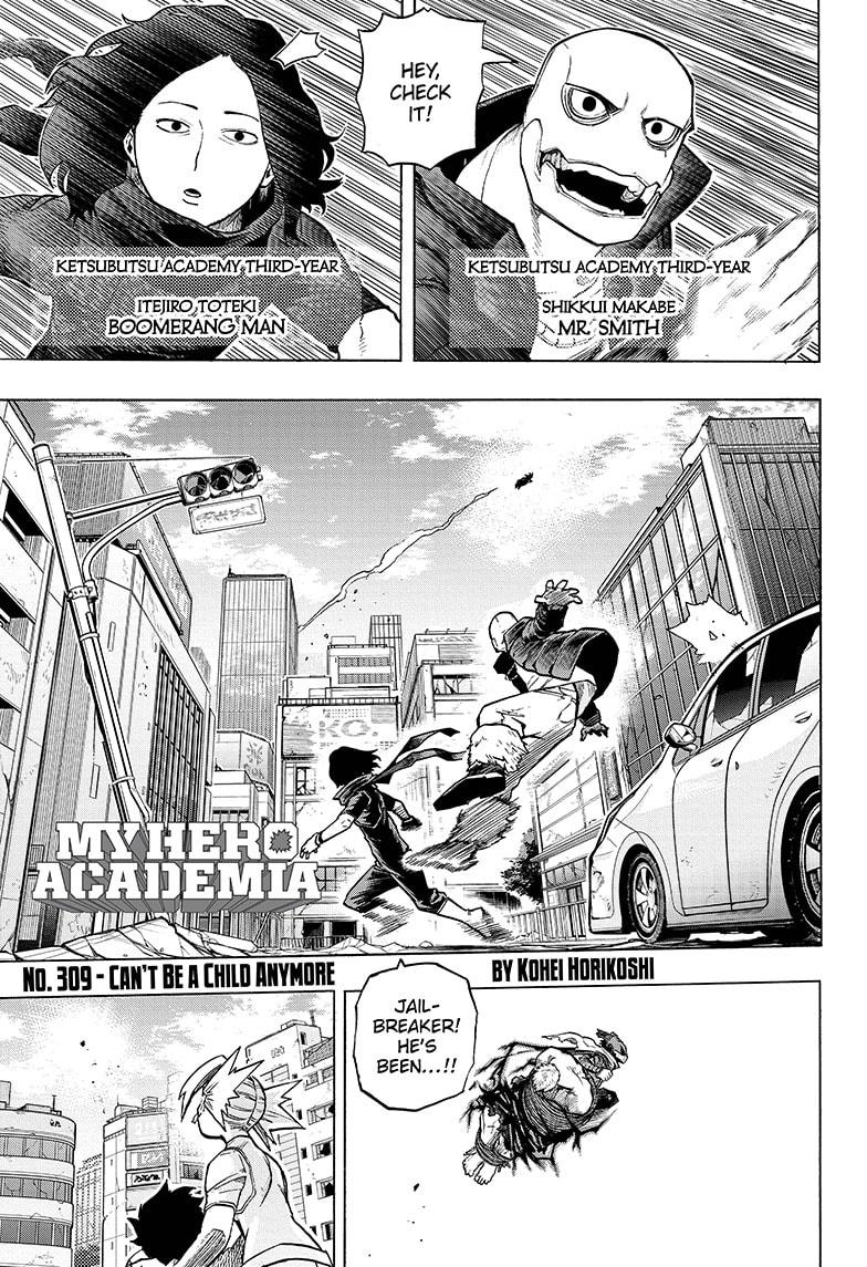 Boku No Hero Academia - Chapter 309