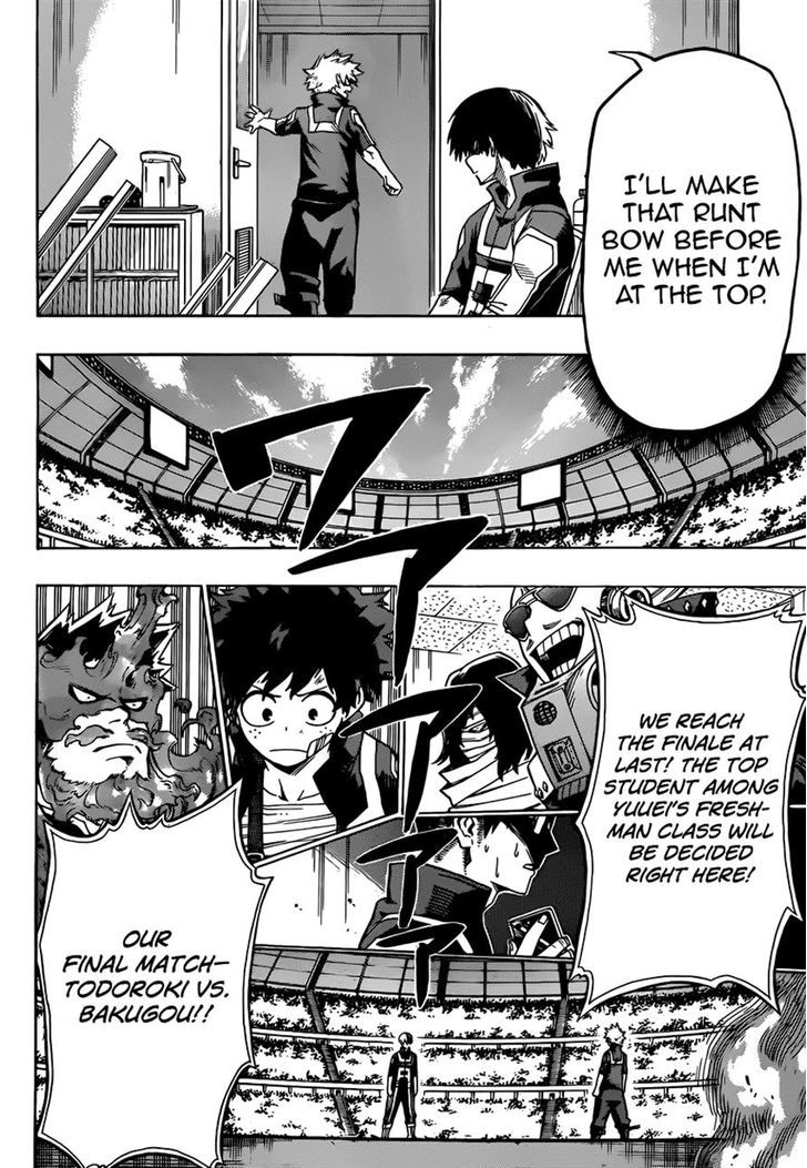 Boku No Hero Academia - Vol.5 Chapter 42 : And Now,The Finals