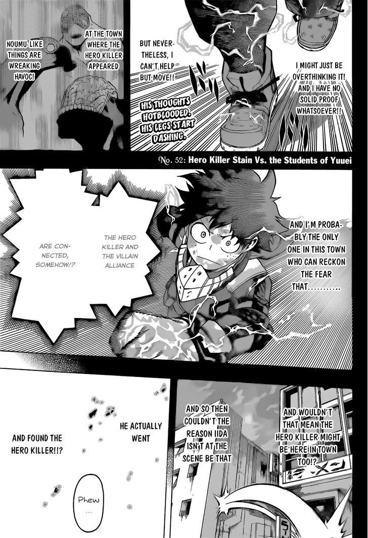 Boku No Hero Academia - Chapter 52 : Hero Killer Stain Vs. The Students Of Yuuei