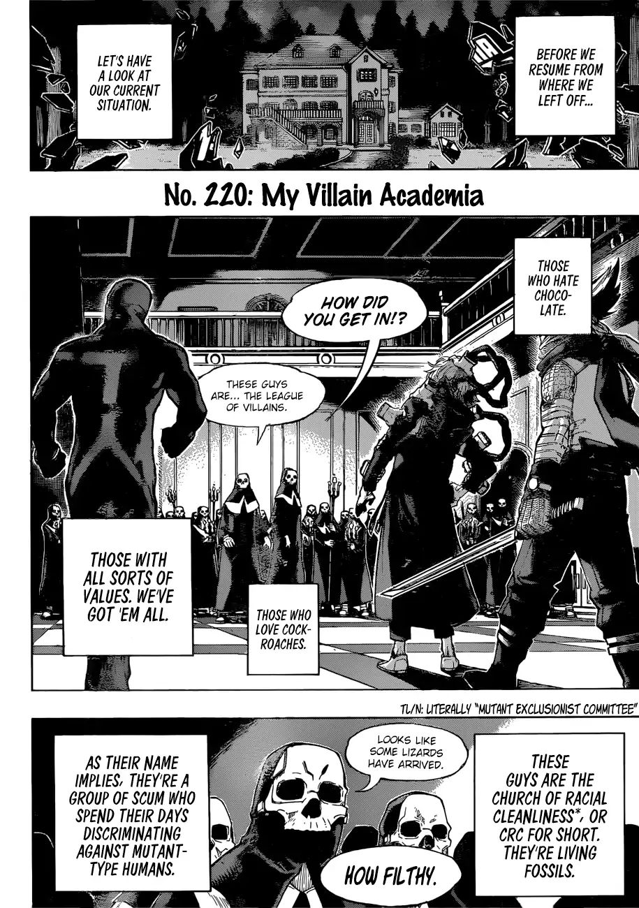 Boku No Hero Academia - Chapter 220: My Villain Academia