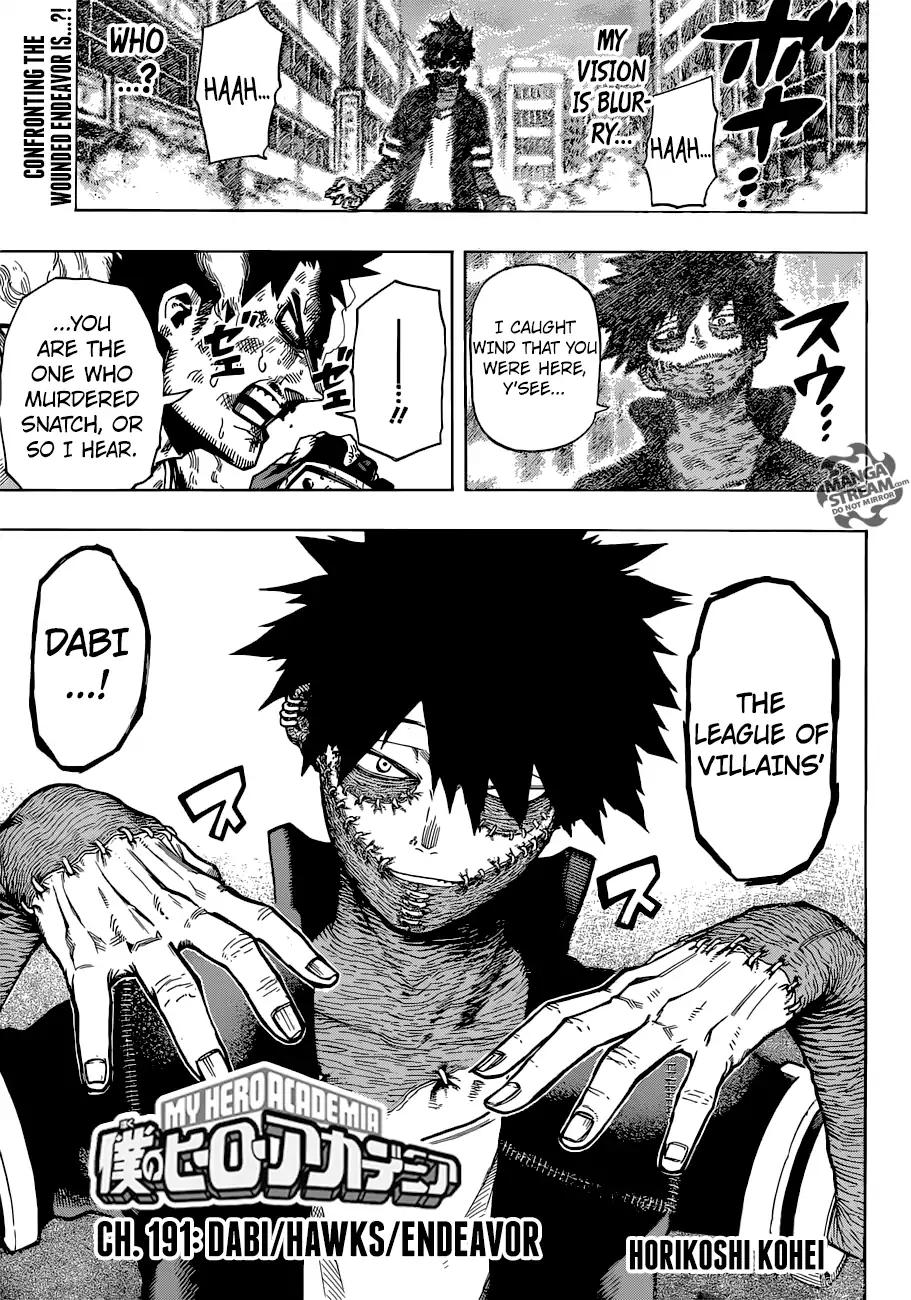 Boku No Hero Academia - Chapter 191