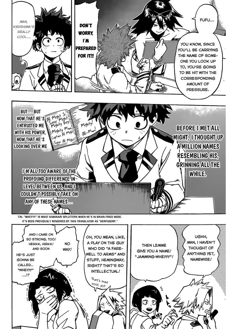 Boku No Hero Academia - Chapter 45 : A Meeting For Trying Out New Names