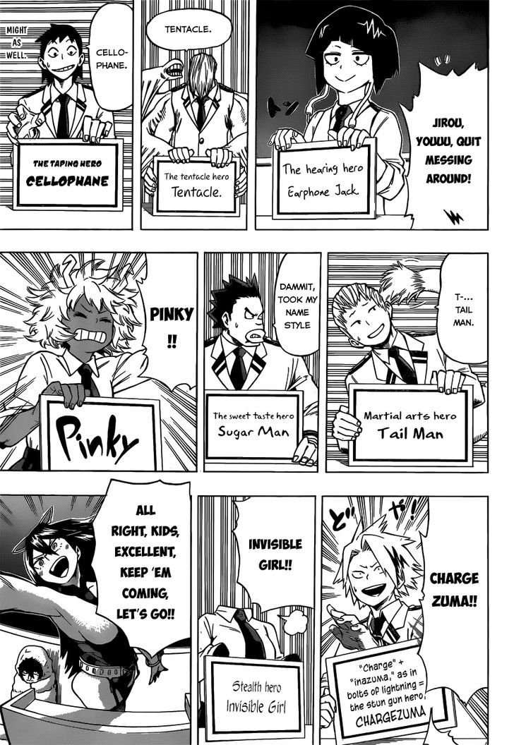 Boku No Hero Academia - Chapter 45 : A Meeting For Trying Out New Names