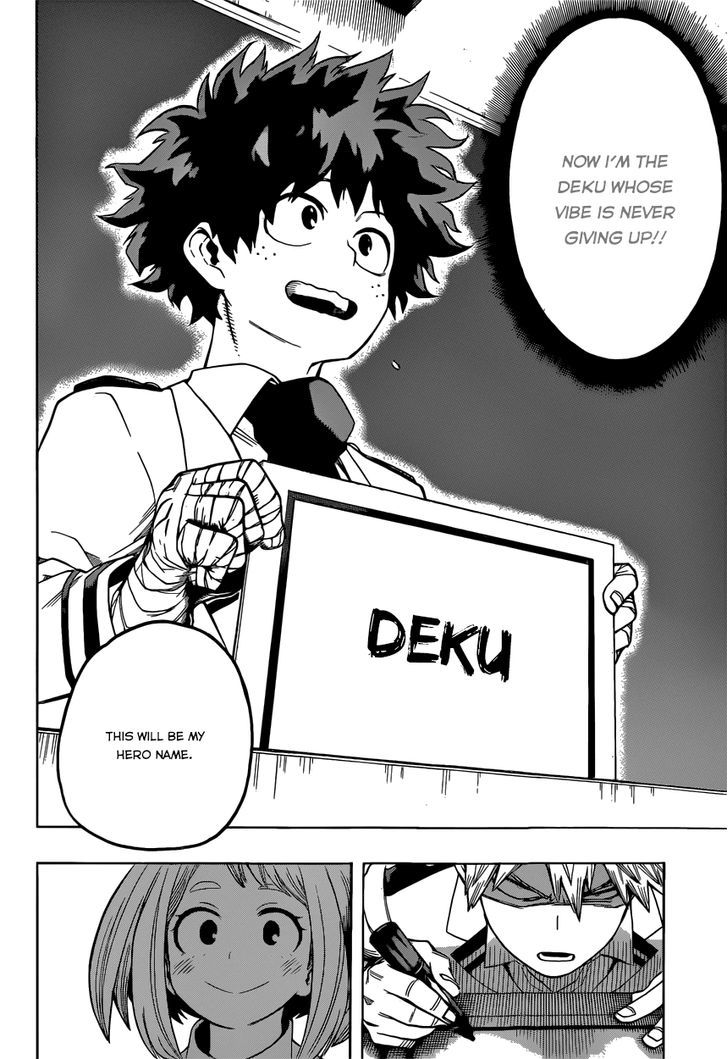 Boku No Hero Academia - Chapter 45 : A Meeting For Trying Out New Names