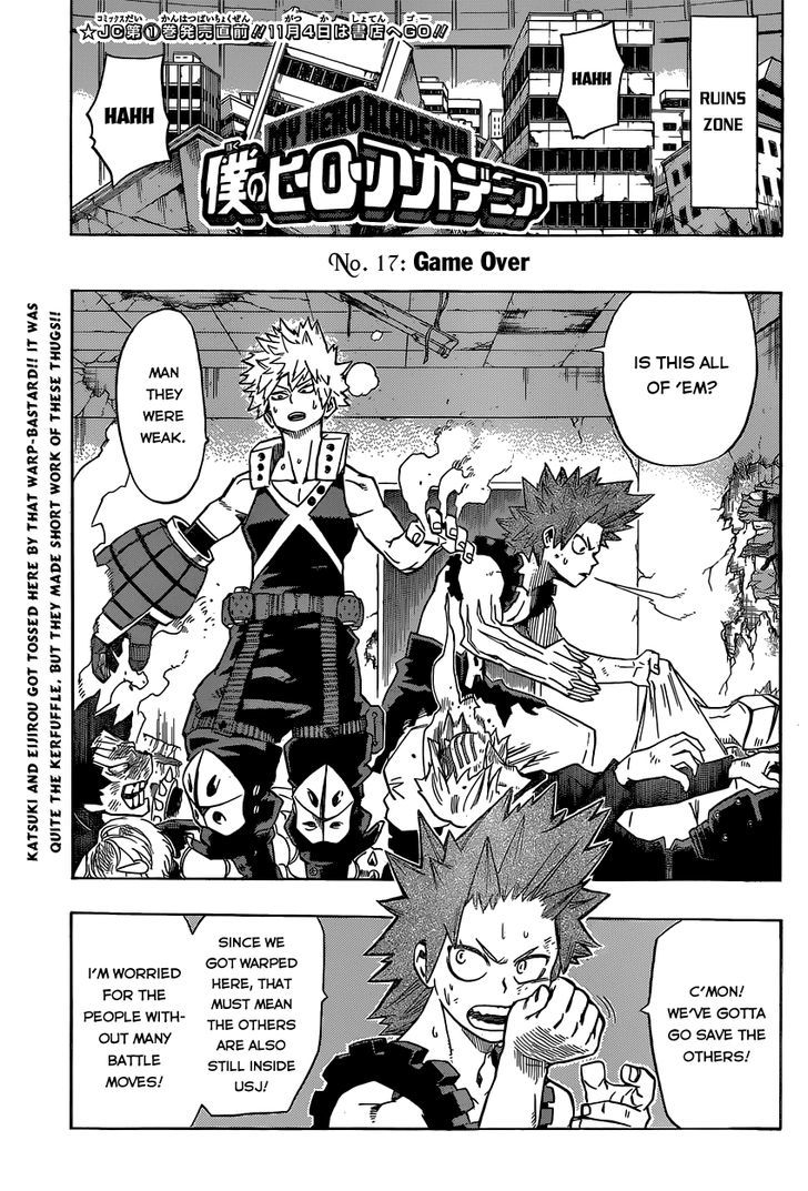 Boku No Hero Academia - Chapter 17 : Game Over