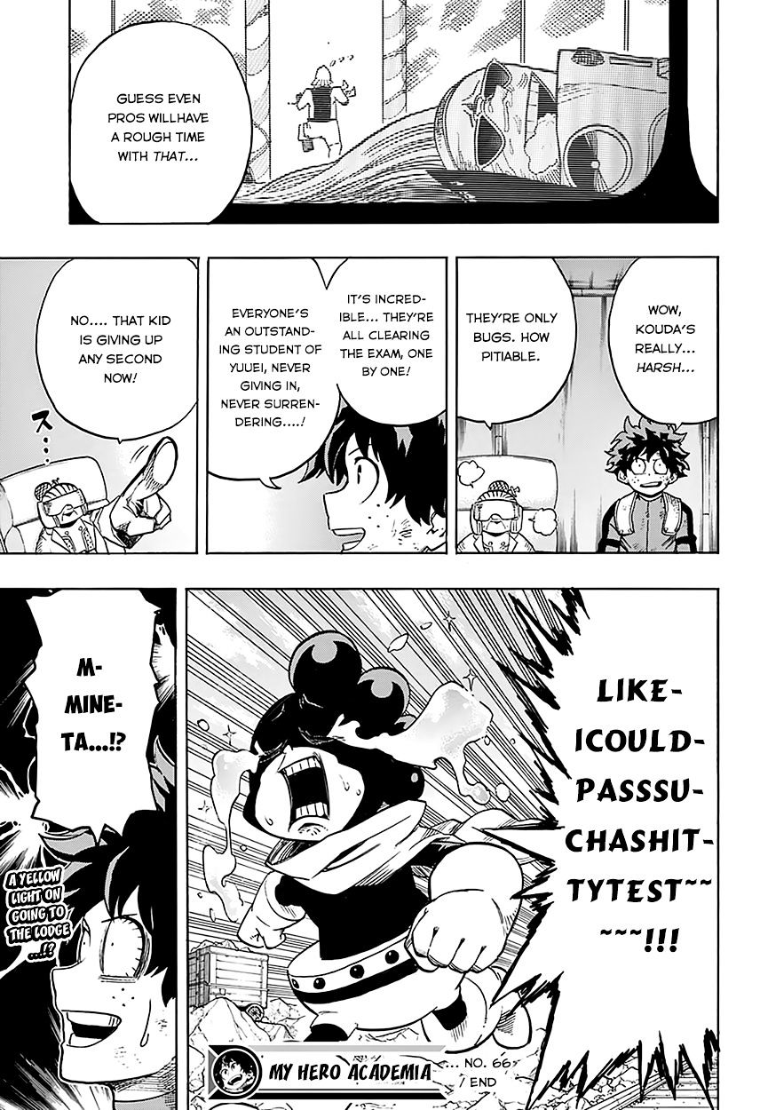 Boku No Hero Academia - Chapter 66 : Midoriyaâ€™S Class Observational Record