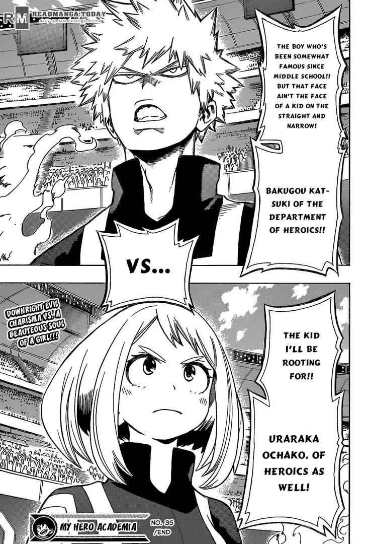 Boku No Hero Academia - Chapter 35 : Tremble, Challengers