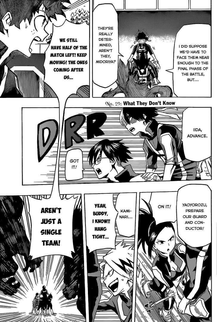 Boku No Hero Academia - Chapter 29 : What They Don T Know