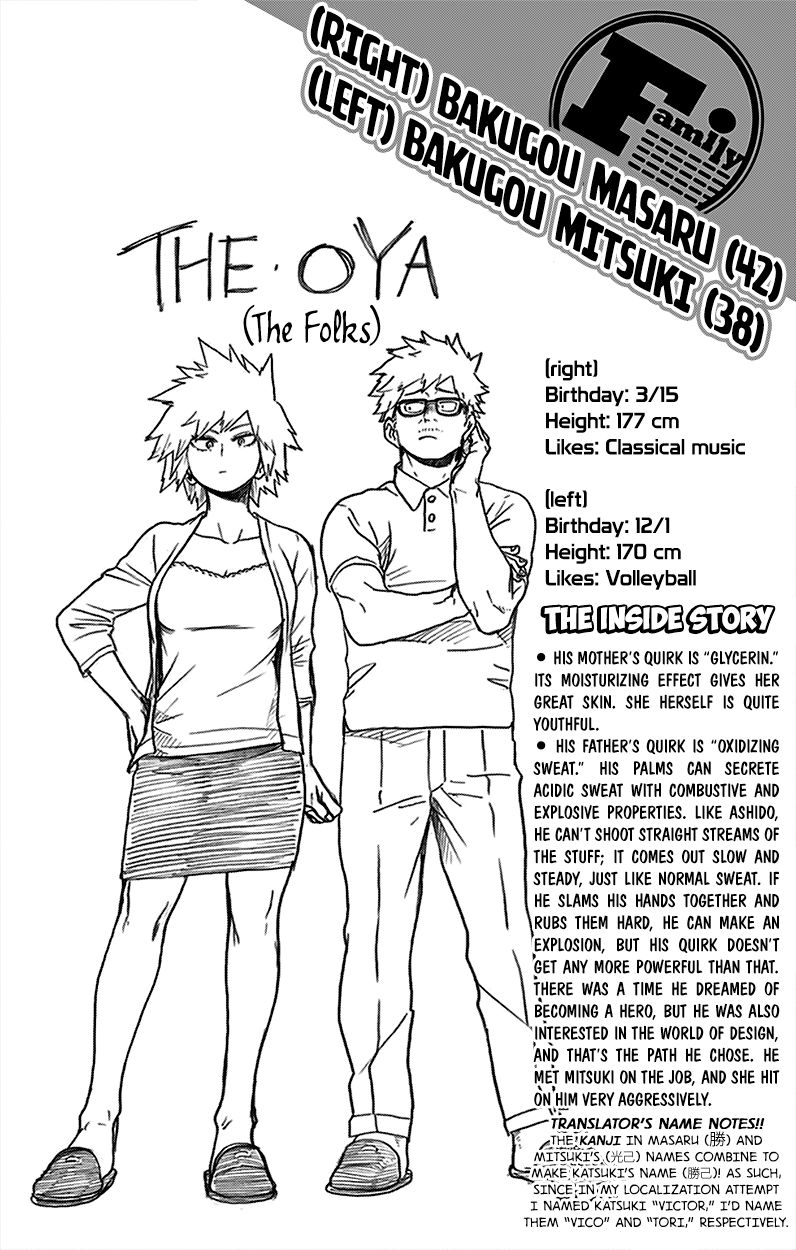 Boku No Hero Academia - Chapter 99.5 : Volume 11 Omake