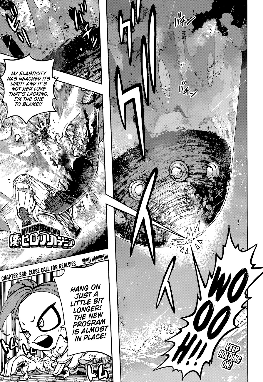 Boku No Hero Academia - Chapter 380: Close Call For Realsies