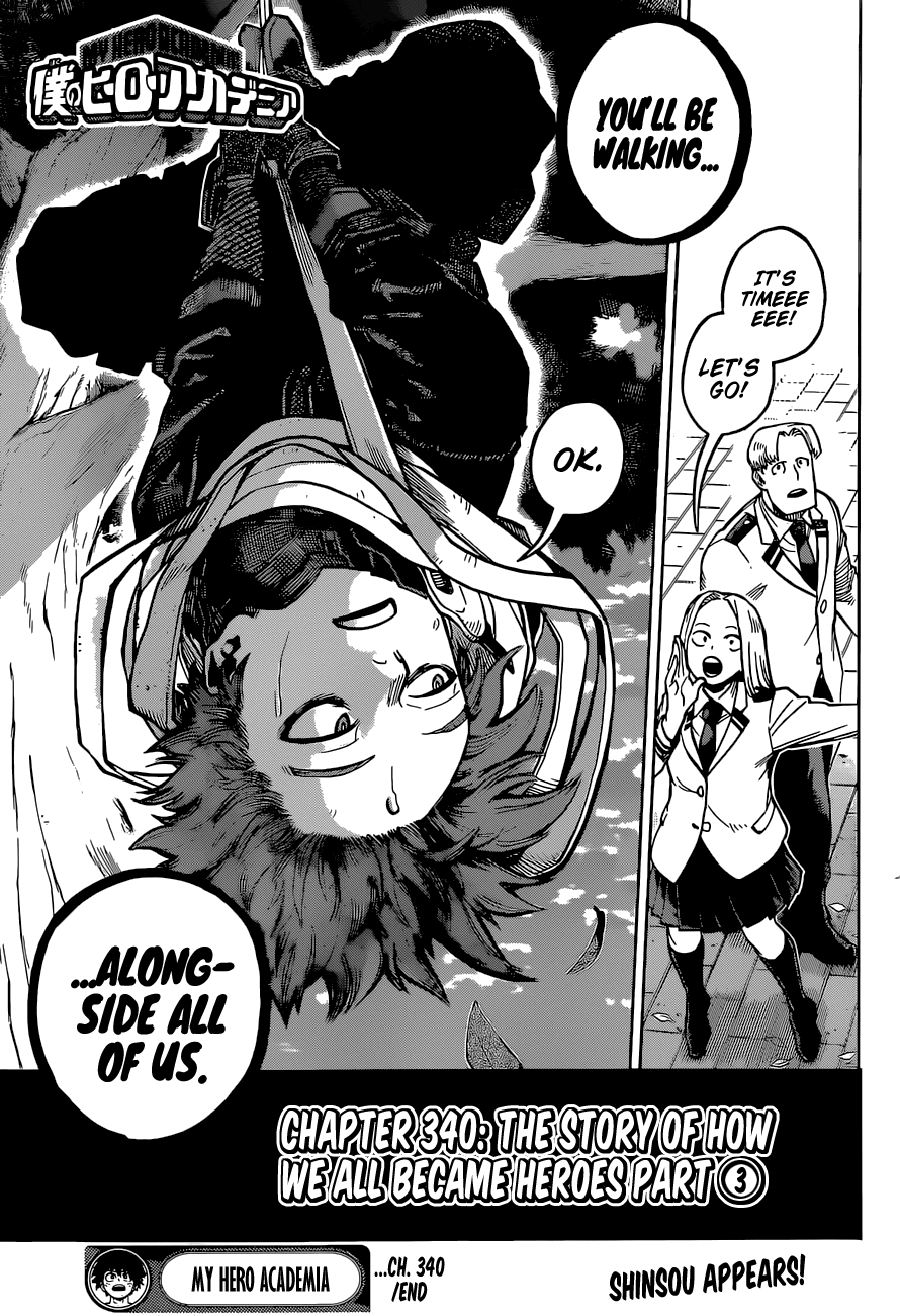 Boku No Hero Academia - Chapter 340: The Story Of How We All Became Heroes Part ③