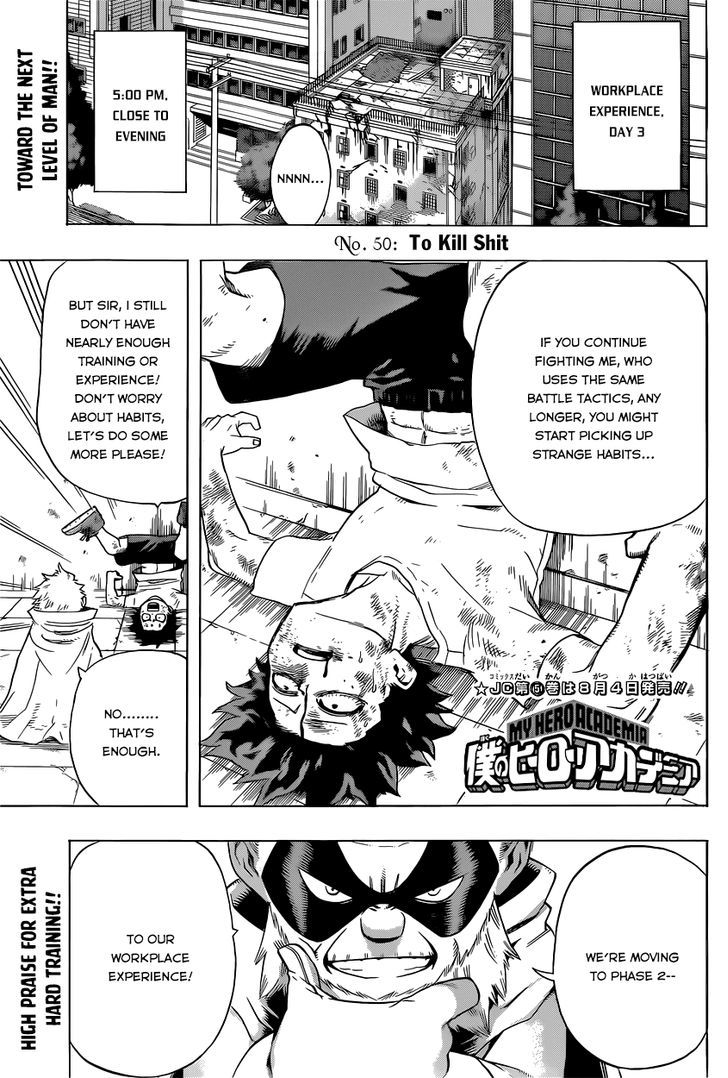 Boku No Hero Academia - Chapter 50 : To Kill Shit