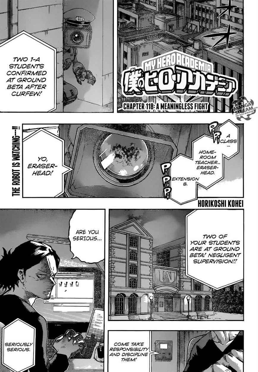 Boku No Hero Academia - Chapter 118