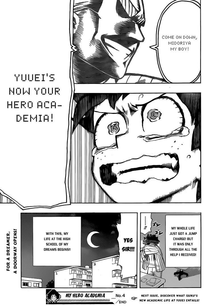 Boku No Hero Academia - Chapter 4 : The Starting Line