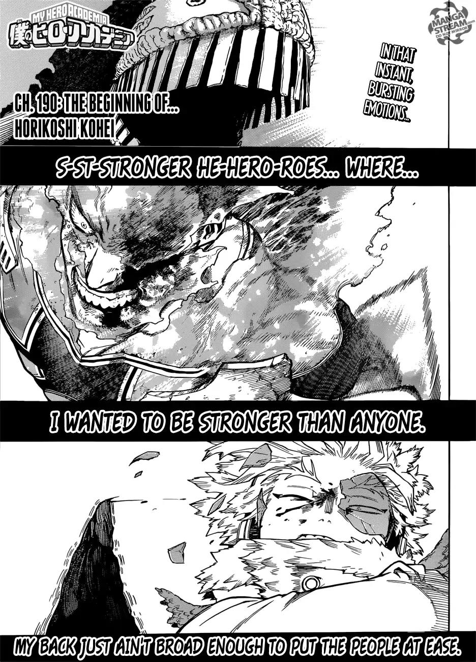 Boku No Hero Academia - Chapter 190