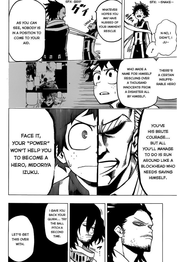 Boku No Hero Academia - Chapter 6 : What I Can Do For Now