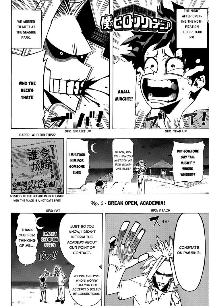 Boku No Hero Academia - Chapter 5 : Break Open, Academia!