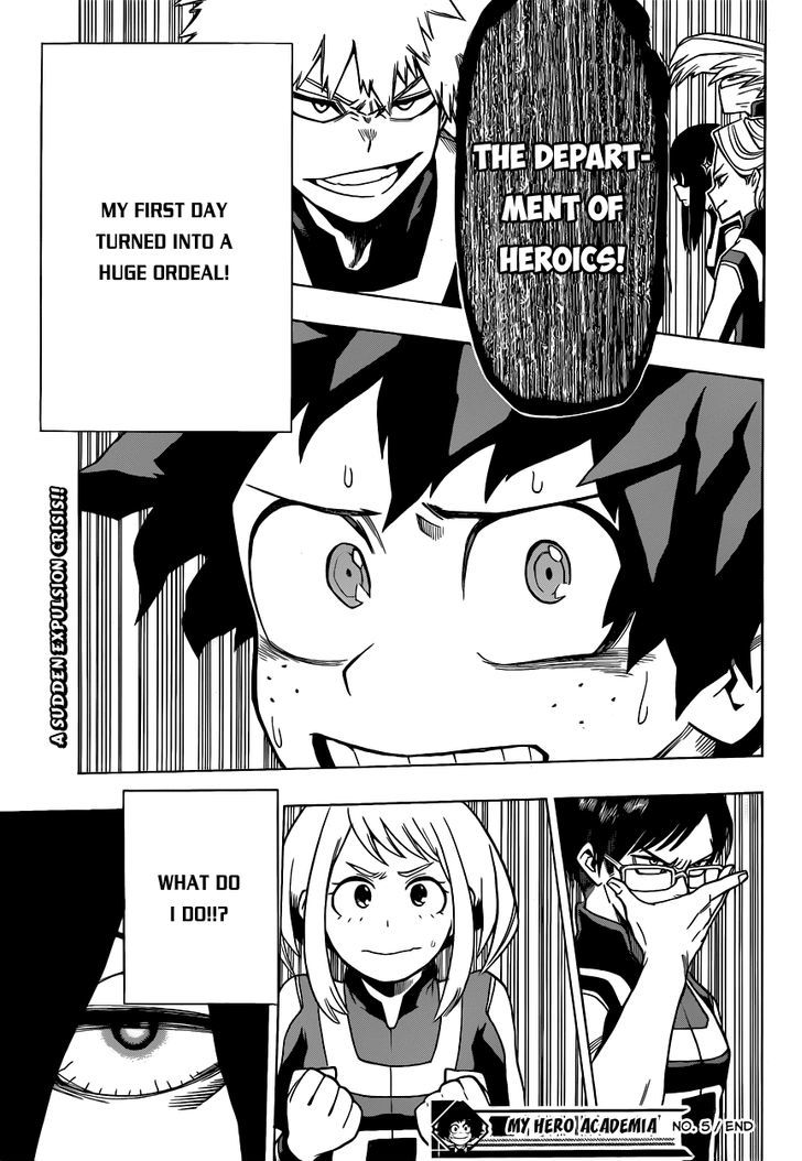 Boku No Hero Academia - Chapter 5 : Break Open, Academia!