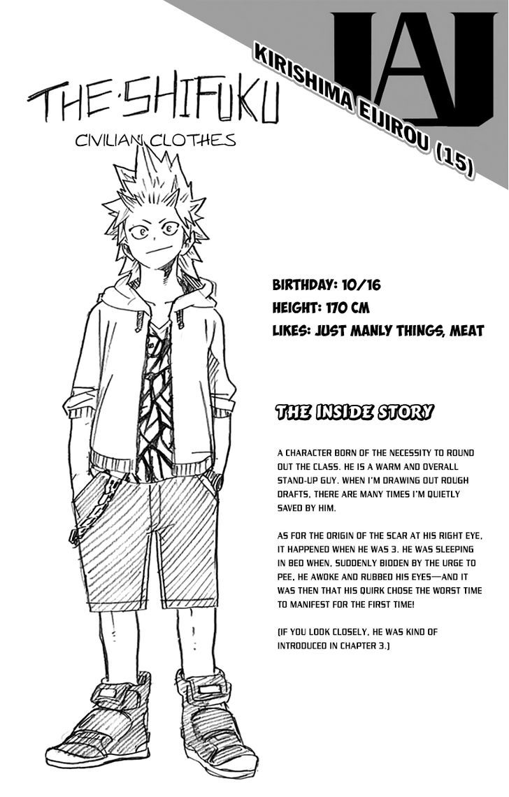 Boku No Hero Academia - Chapter 26.5 : Volume 3 Omake