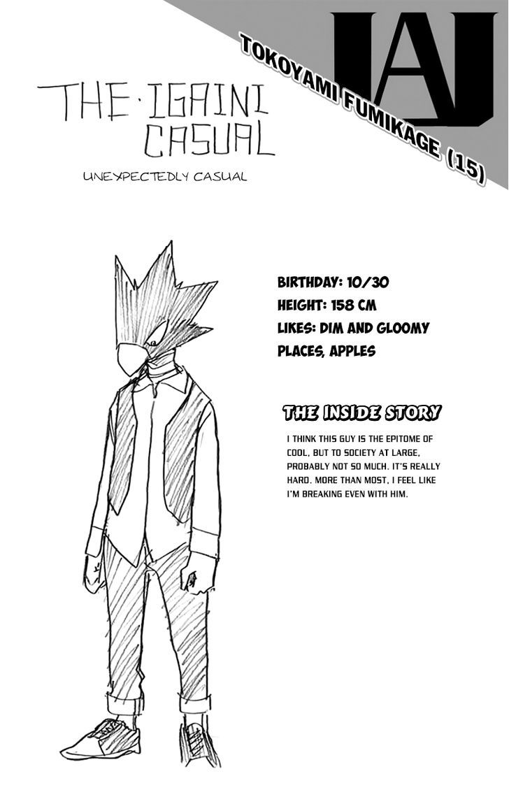 Boku No Hero Academia - Chapter 26.5 : Volume 3 Omake