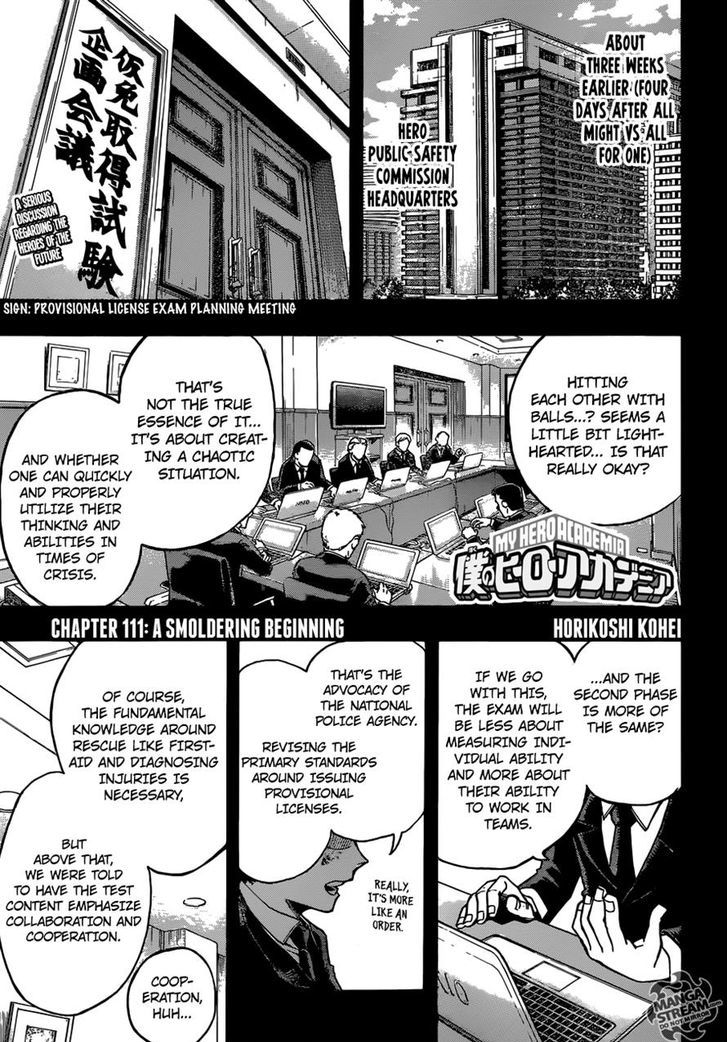 Boku No Hero Academia - Chapter 111