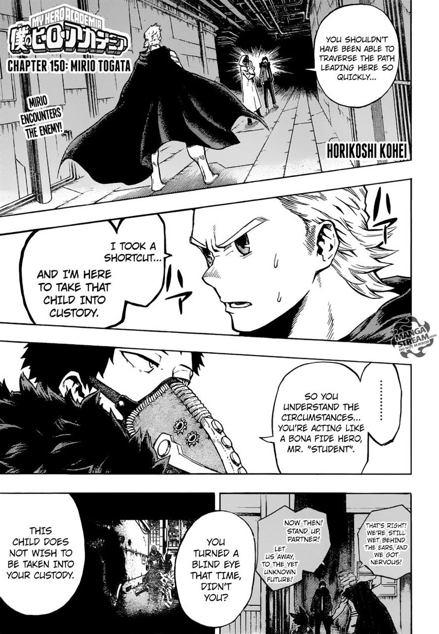 Boku No Hero Academia - Chapter 150 : Mirio Togata