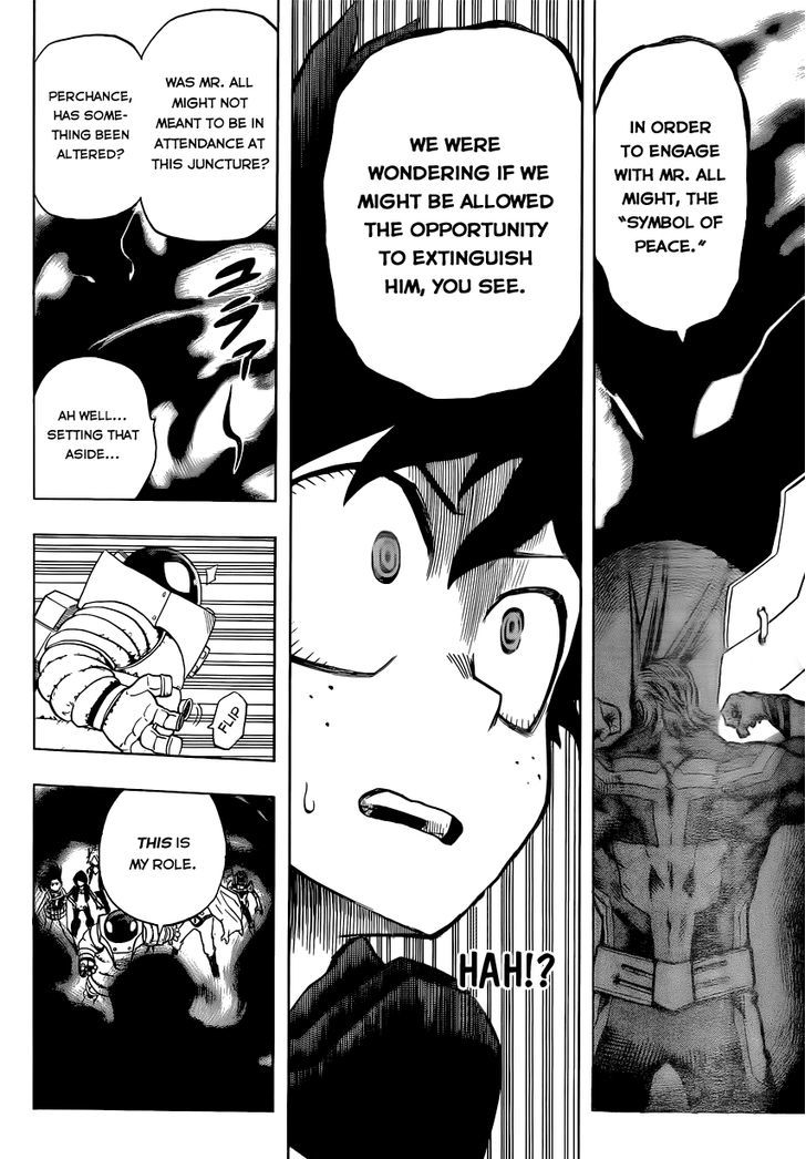 Boku No Hero Academia - Chapter 14 : Face-Off Against The Unknown