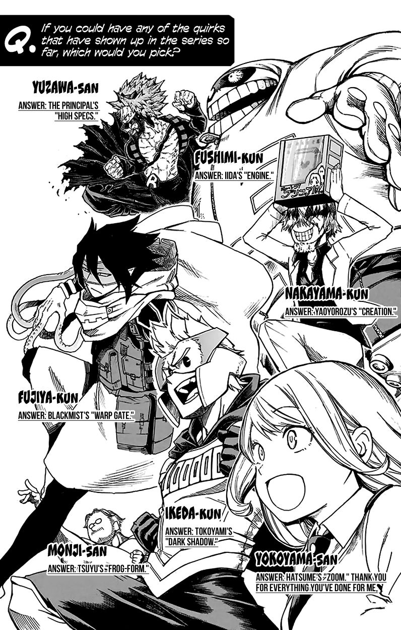 Boku No Hero Academia - Chapter 137.5 : Volume 15 Omake