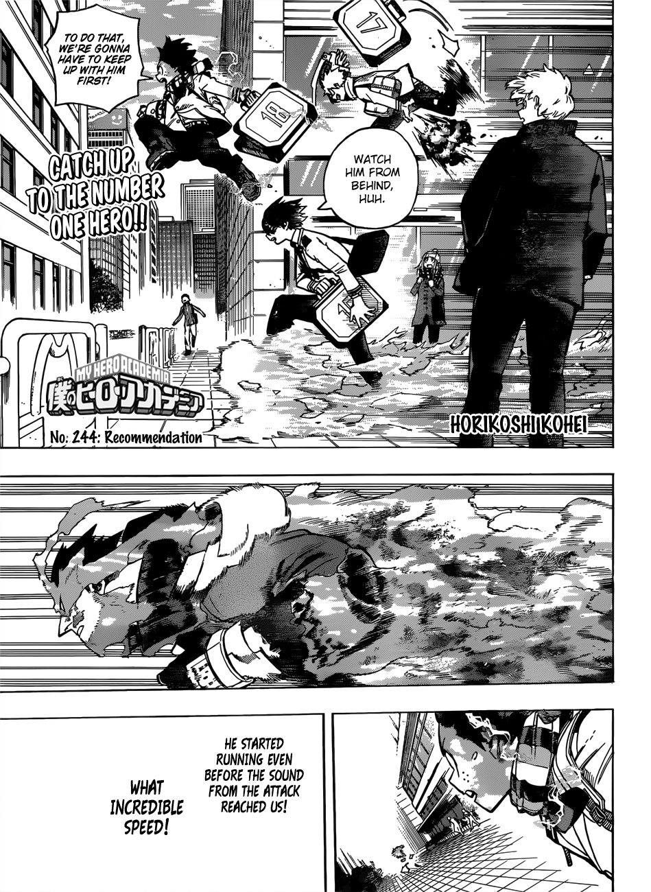 Boku No Hero Academia - Chapter 244: Recommendation