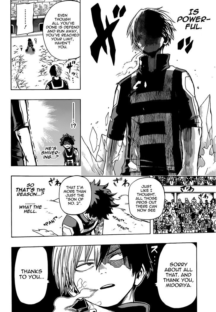 Boku No Hero Academia - Chapter 38 : Todoroki Vs. Midoriya