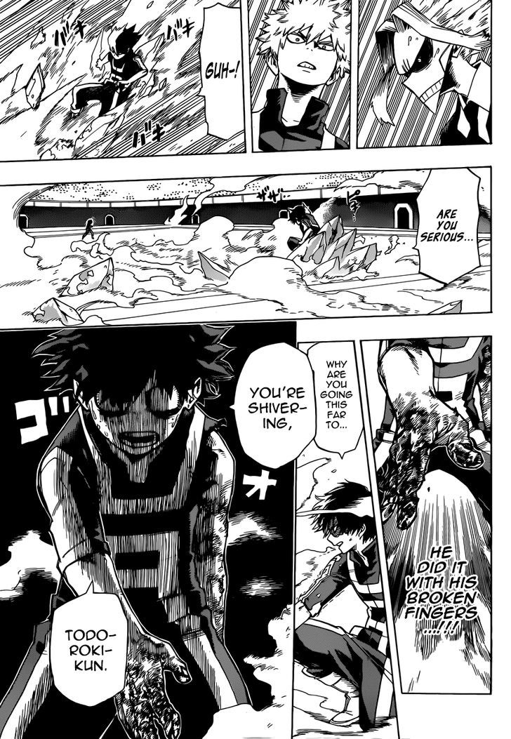 Boku No Hero Academia - Chapter 38 : Todoroki Vs. Midoriya