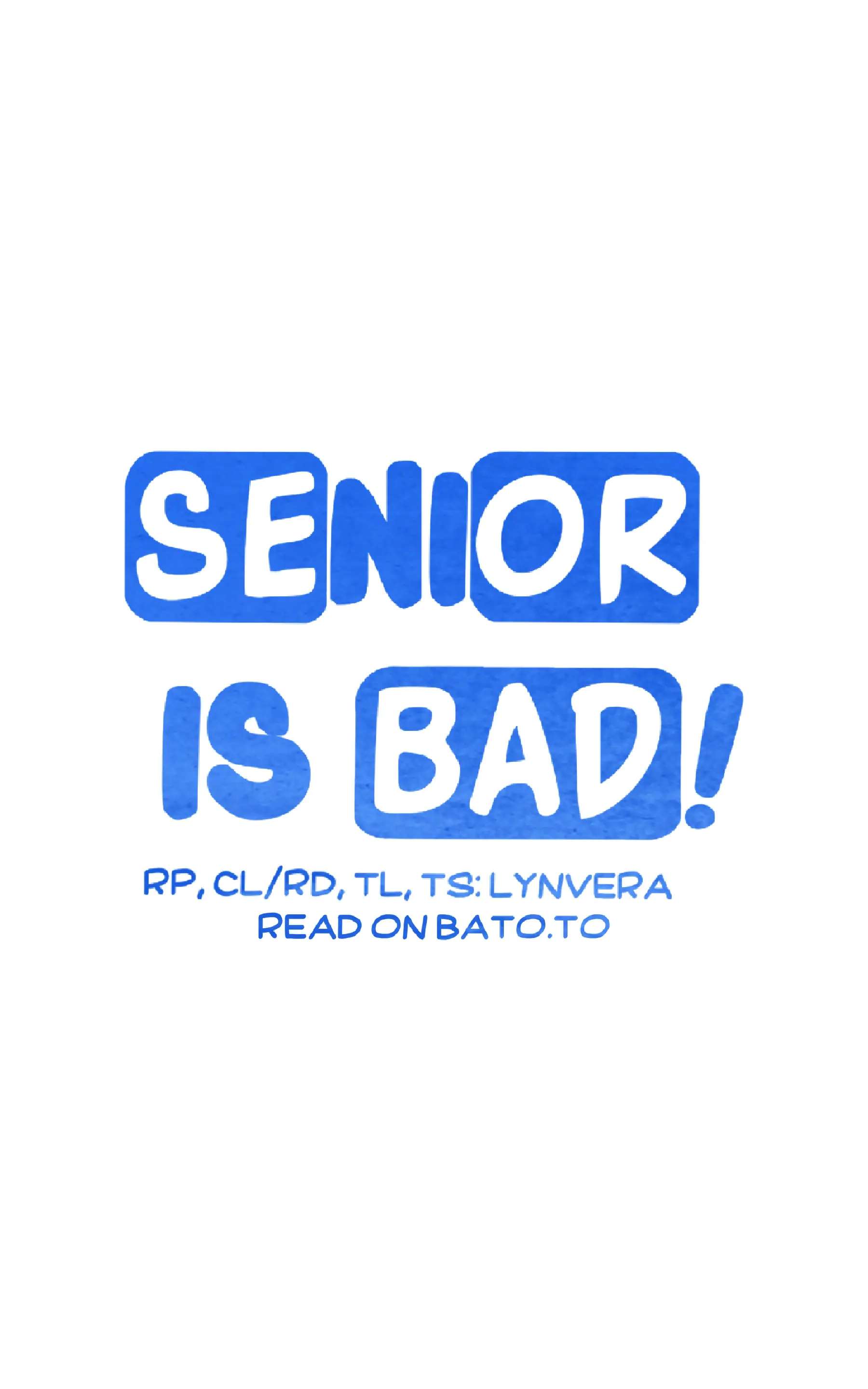 Senior Is Bad! - Chapter 27