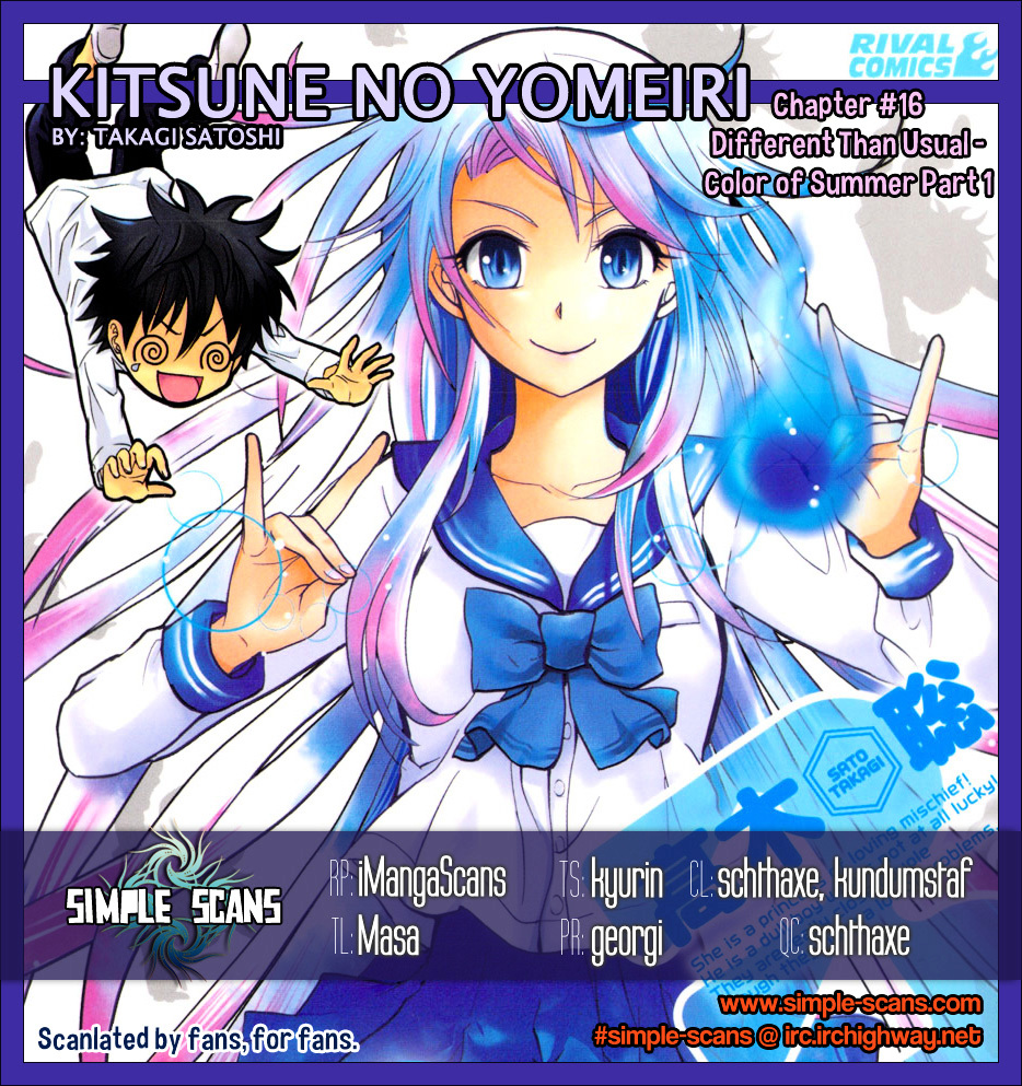 Kitsune No Yomeiri - Vol.3 Chapter 16 : Different Than Usual - Color Of Summer. Part 1