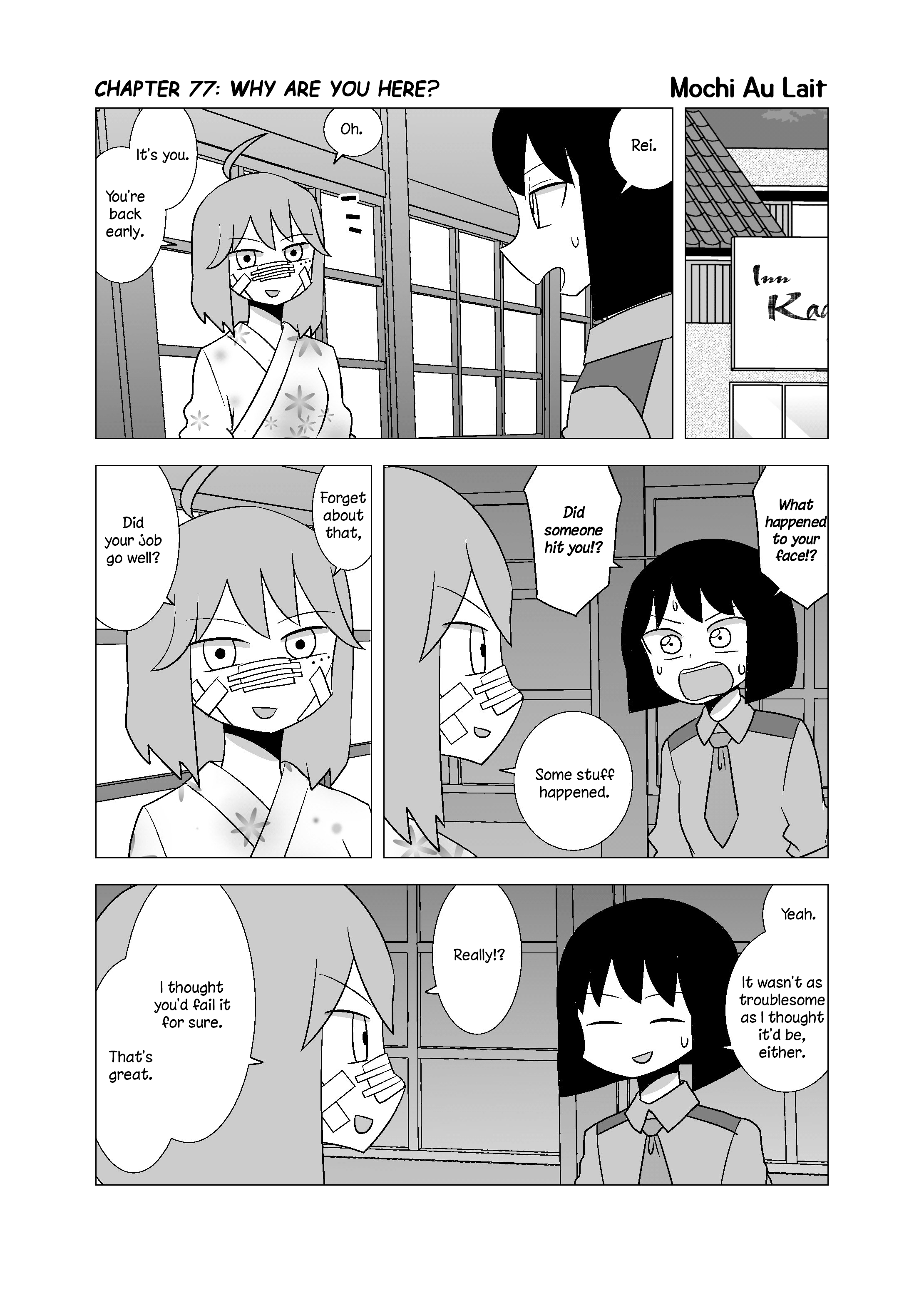 Yuri Natsu -Kagaya Inn- - Chapter 77: Why Are You Here?