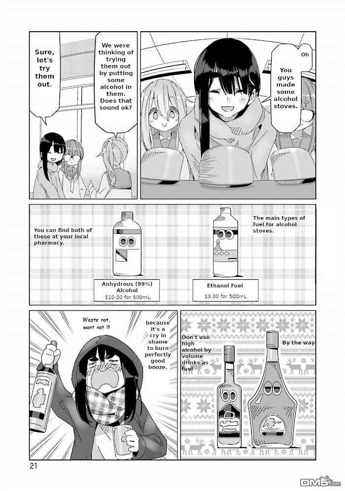 Yurucamp - Chapter 53 : Diy Alcohol Stoves